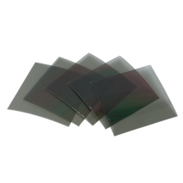 10x10cm Horisontell 0/90 graders polariserande film för LCD-skärm, linjärt polariserat filter polariserande filmark