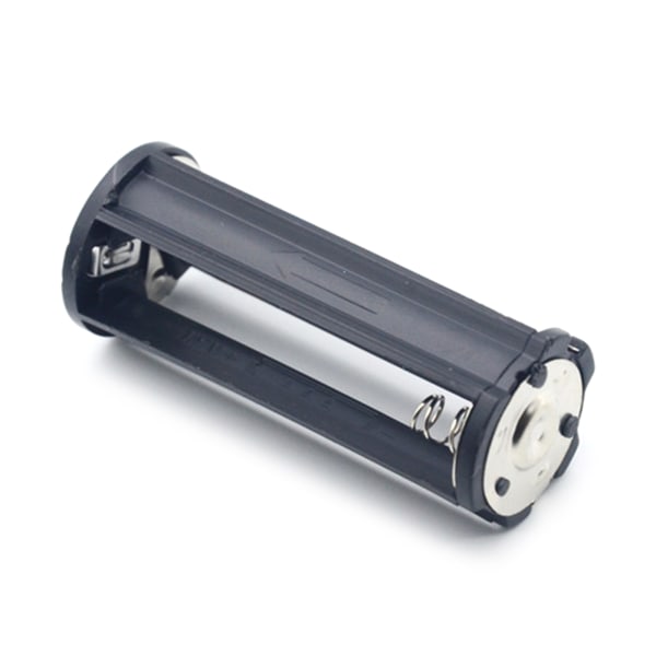 1 stk. sort batteriholder til 3 x 1,5V AAA-batterier til LED-lommelygte, legetøj, lampe, 3 x AAA-batteriopbevaring til etui