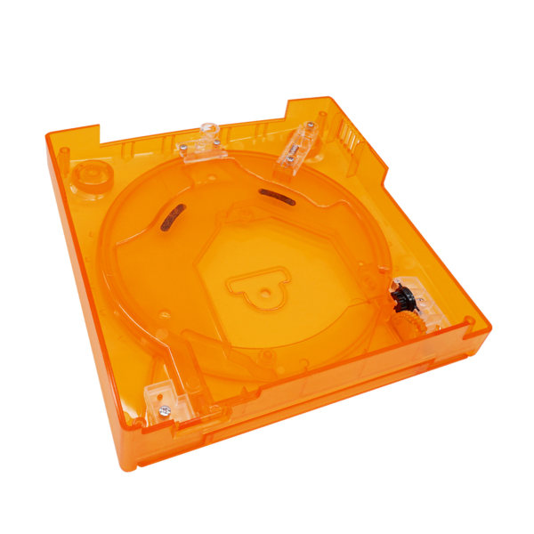 Ersättningsplast för skal Translucent för case för SEGA Dreamcast för DC Retro videospelskonsollåda Black