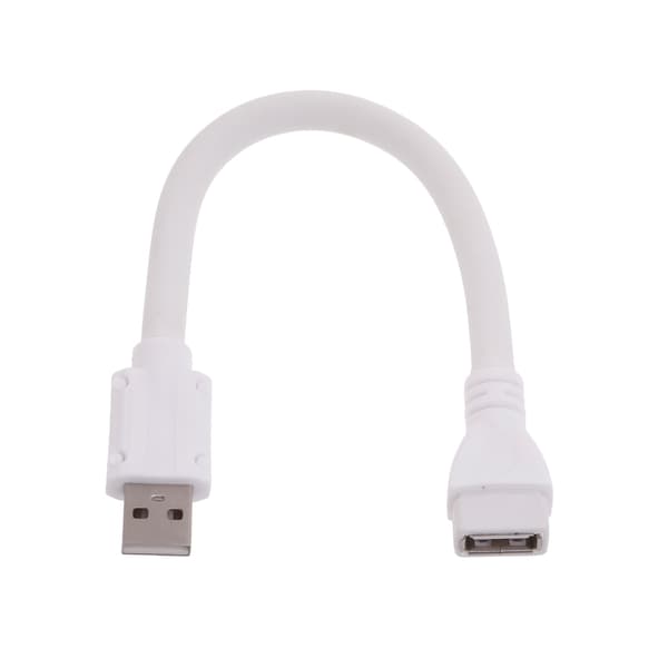 Alsidig USB-forlængerledning med svanehals, strømadapterlinje til USB-enheder