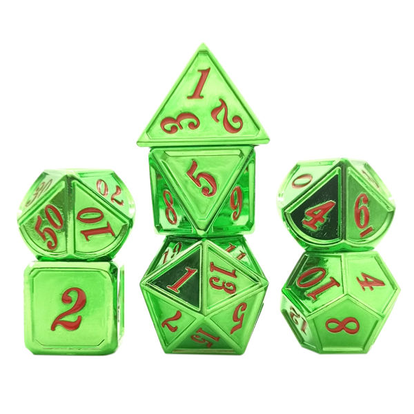 Metallinen DND Nopan Sarja Dungeons and Dragons Nopat 7kpl Antiikki Kupari Metallinopat Monitahokkaat Nopat RPG Nopat Pöytäpeli Tarvike