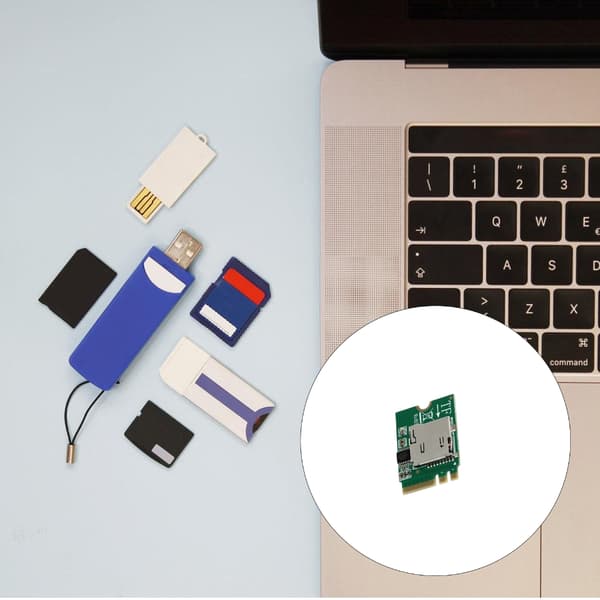 M.2 A/E-nyckel till TF Hot Swappable Adapterkort Hot Swapping Design