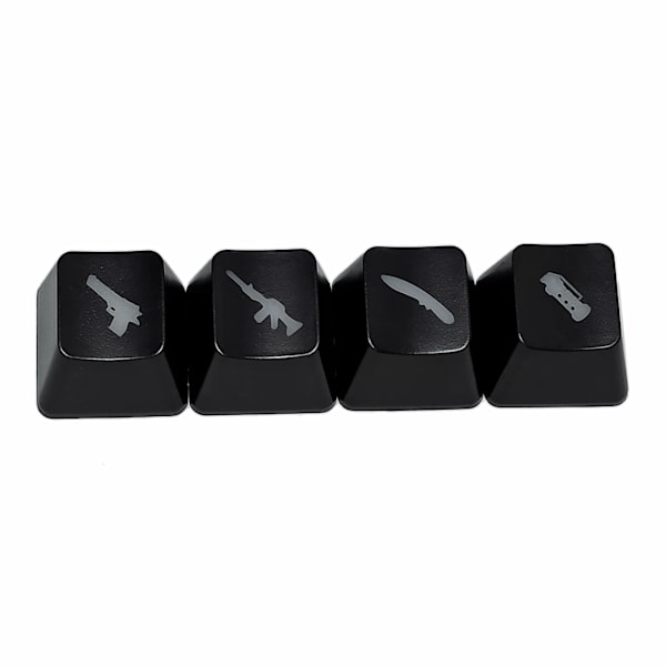 CF Gaming Design Taustavalaistut Näppäinhatut Cherry Mx -kytkimelle Mekaaninen Peli Näppäimistö WASD Suuntanäppäimet OEM ABS Näppäinhattu