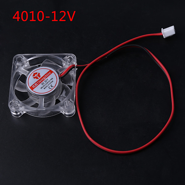 3D-skrivardelar Kylfläkt 2510 3010 12V 24V Borstlös för DC Axial Radiator Kylare Tyst Ljusstark Hydrauliskt Lager