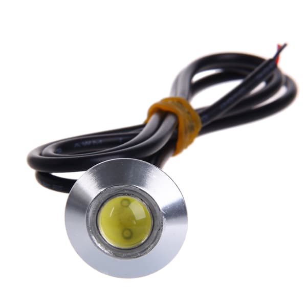 2 stk. Ultratynde 23 mm 12V Bil LED DRL Kørelys Eagle Eye Lampe