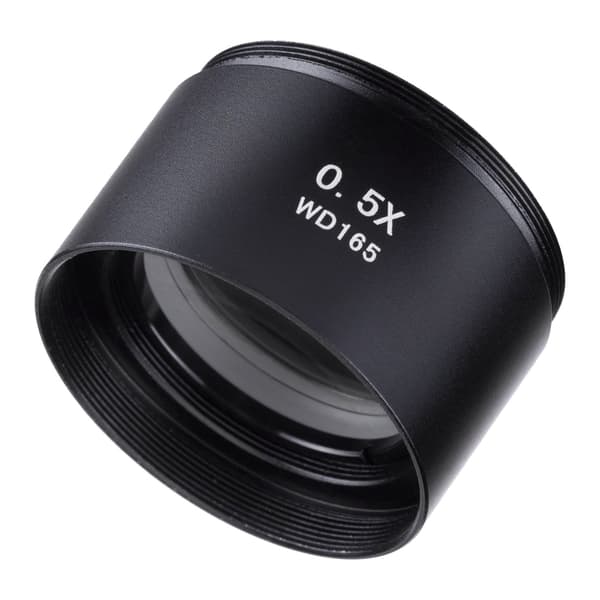 0,5X Stereomikroskop Auxiliary Barlow Lens Big Attachment Objective Lens