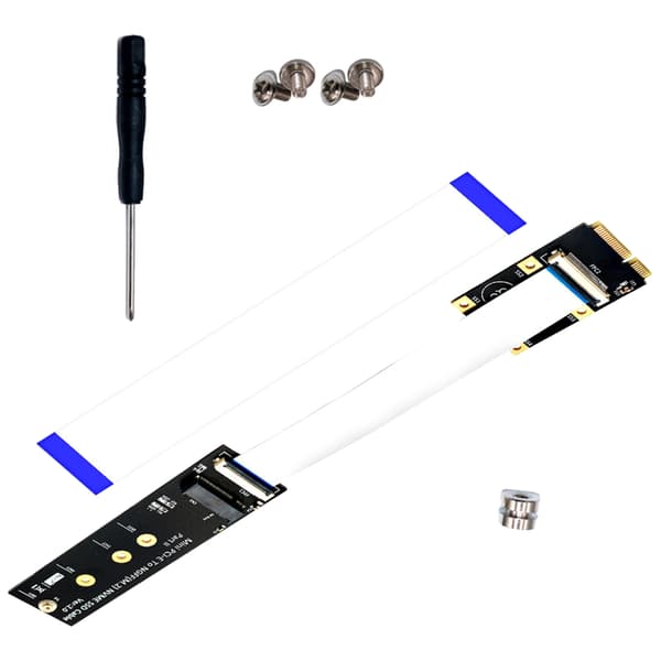 Mini PCIe Slot Udvidelseskort Understøtter M.2 NVME NVMe Solid Disk Installation