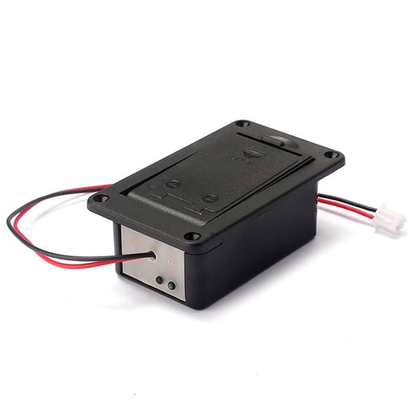 1PC 9V Batterihållare för Case Box Cover för Gitarr Bas Active Pickup Connector