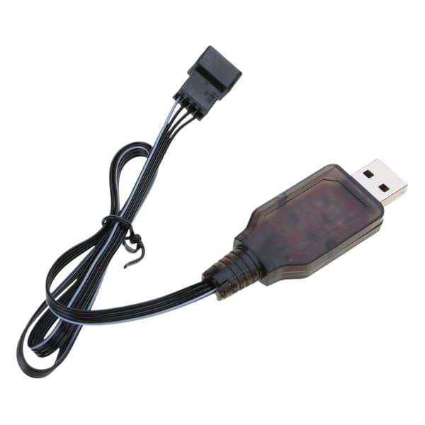 7.4V Opladerkabel SM4P til DE36W DE65 HM202 EC08 EC16 USB Opladerledning