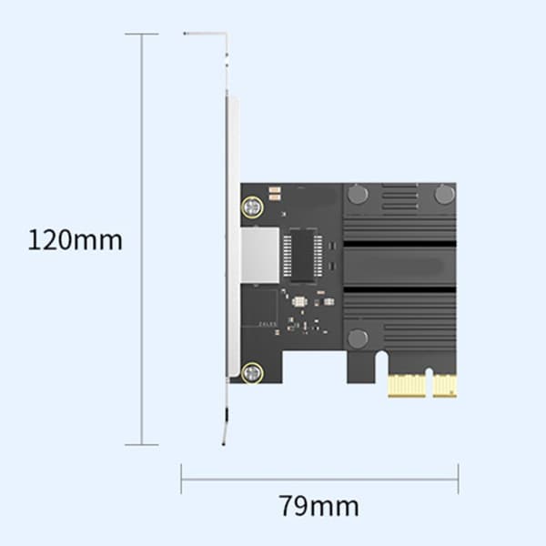 5G Pcie til RJ45 Netværksadapter RTL8126B Chip Gigabit Ethernet Controller