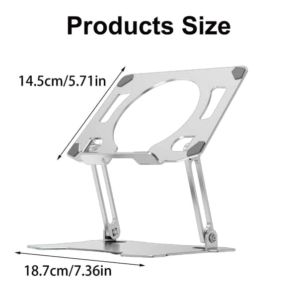 MultiAngle Notebook Tablet Lesebrett Antiskli for Laptoper og Nettbrett