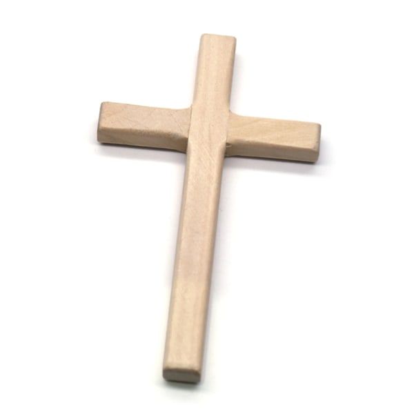 2st handgjorda träkors krucifix Jesus Kristus prydnader Religiösa hänge Primary Colors