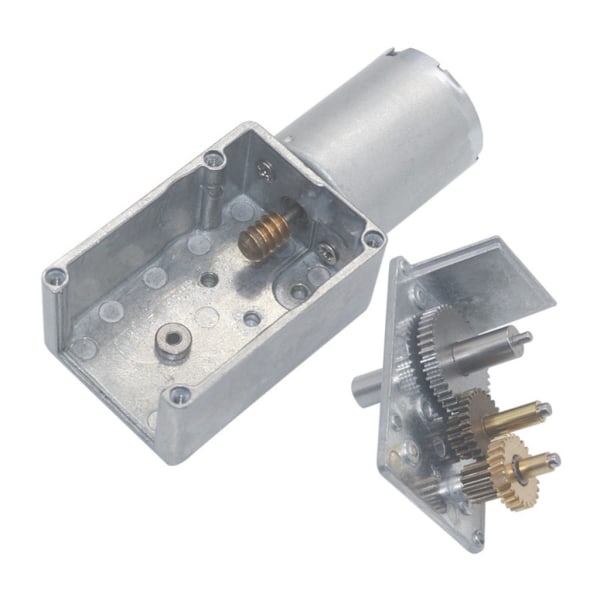 JGY370 2 RPM till 375 RPM High Moment Speed ​​Reducer 6V/12V24V Metall snäckväxelmotor Vändbar snäckväxelmotor med låg hastighet 30 6V