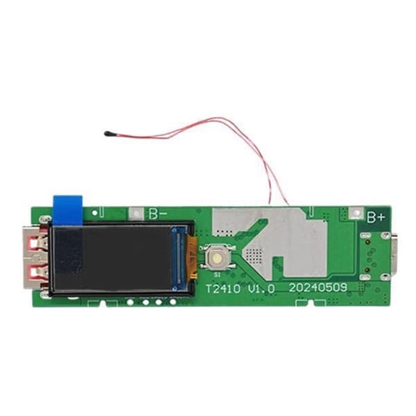 Effektivt ladebrett 22.5W Hurtiglading TFT-skjerm 21700 Batterilading Only module