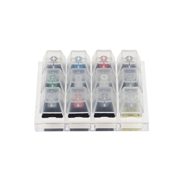 12 Key Cherry MX Switch Tester Transparent Keyboard Shaft Testing Tool