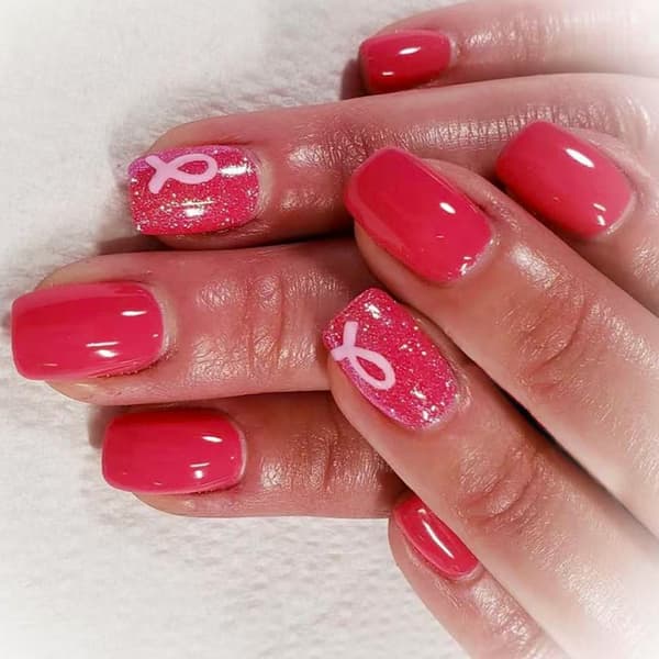 24 Stykker Fransk Manicure Negle Press On Tips Efterår Vinter Dekorationer