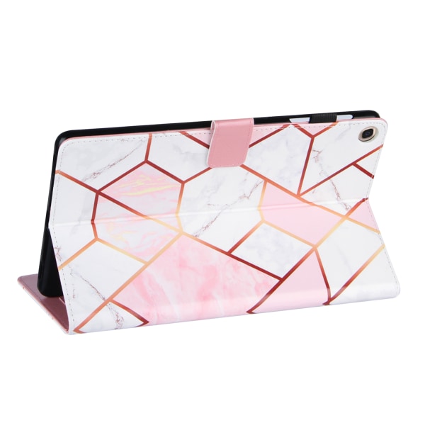 Nytt magnetiskt stötsäkert surfplattaskydd för case Flip Cover för Galaxy Tab A 10.1 2019 SM-T510/T515 PU-läder Pink White