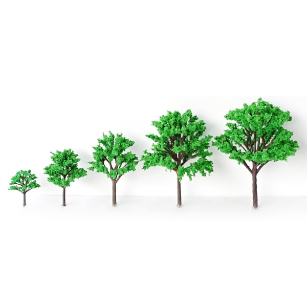 Miniatyrpersikoträd Mikrolandskapsmodellträd 5 st för barn låtsasroll för lek Fairy Garden Mossa Suckulentväxt D
