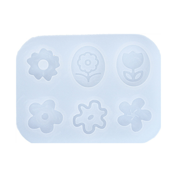 Blomster Vedhæng Silikoneform Epoxy Resin Øreringeform til Smykker DIY Fremstilling