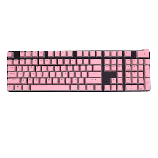 104 Taster Pudding Keycaps OEM Profil Dobbeltskudd ABS/PBT Bakbelyste Taster for Mekanisk Gaming Tastatur Cherry Mx Bryter