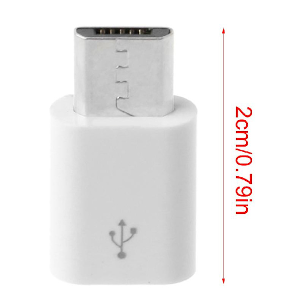 1 kpl Mini USB C Naaras - USB Uros Adapteri Type C - Micro USB Muunnin Kannettaville, Varavirtalähteille, Latureille