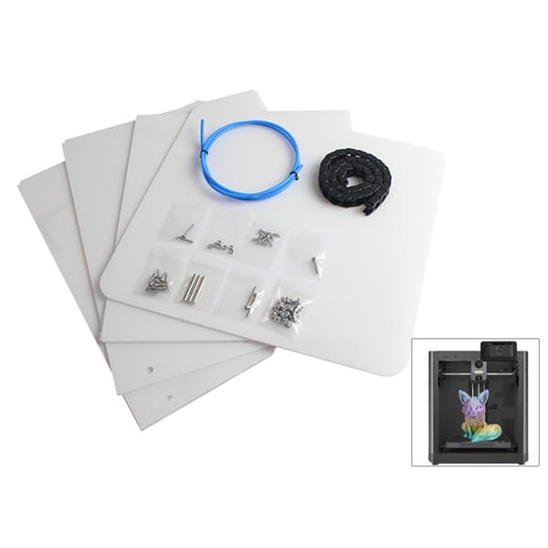 Solid Metallkabinett Panel Kit for Tilpasning av 3D-printere