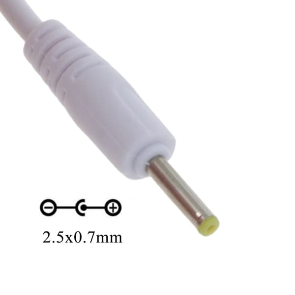 Universell 5V DC strømkabel USB til DC 2,5x0,7 mm strømkabel ladeledning 2m