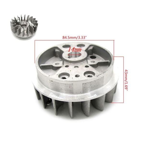 47cc 49cc Dragstart Startmotor för 2-takts Motoriserade Cyklar
