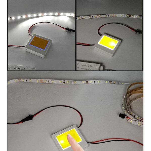 Spegellampa dedikerad för Touch On/Off Isolerad för Touch Switch Sensor för badrum Anti-dimljus Spegel LED Spegel Ca B