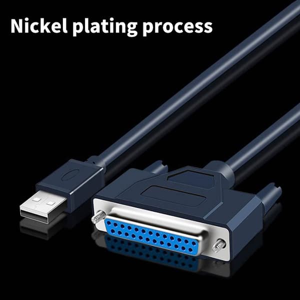 USB 2.0 til 25-benet DB25 parallelportkabel 1248 25-benet parallelprinter