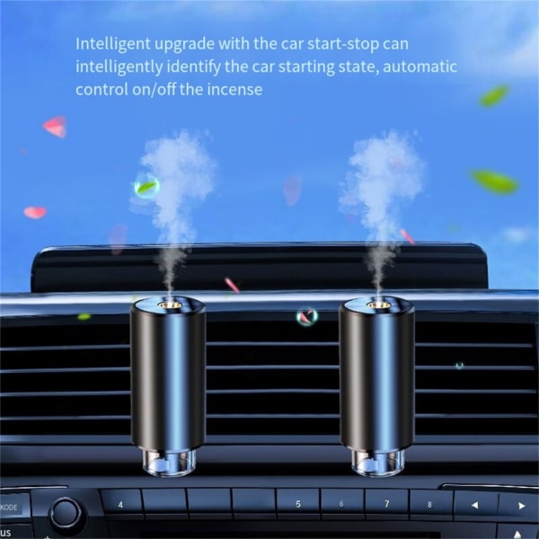 Elektrisk luftspridare-aroma bil-luftventil luftfuktare dimma-aromaterapi SUV luftfräschare parfym-doft interiördelar