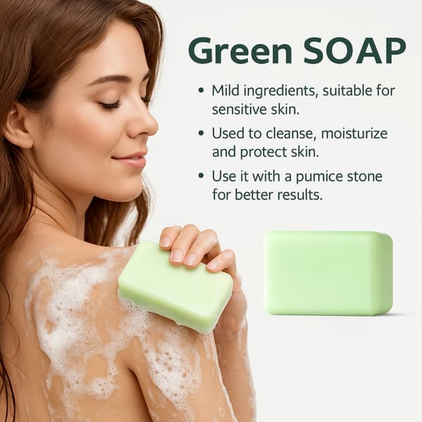 Naturlig Växttvål Exfolierar Skonsamt Och Lugnar Problemhud