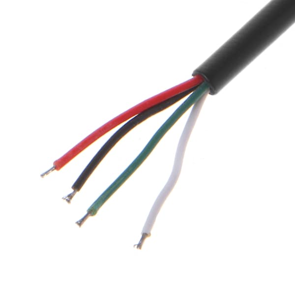 USB 2.0 Type A naarasliitin 4-johtiminen data-latausvirtajohto DIY