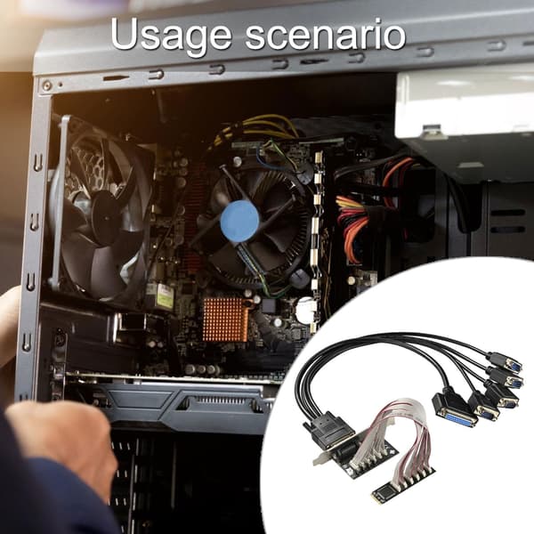 Nem installation M.2 M+B Key til 4X RS232 serielt kort med flere RS232-porte