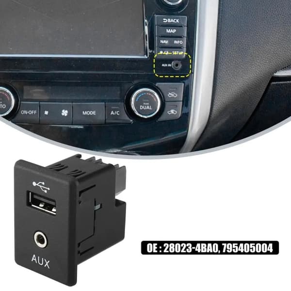 Video Auxiliary til 370Z Altima Frontier Kicks Rogue AUX
