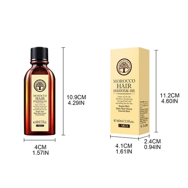60ml Hårolja Djup Hårinpackning Återställer Hårglans & Volym