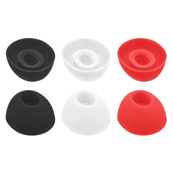 3 par ørepropper, støjreducerende, til høretelefoner, ørepropper, in-ear plugs Red