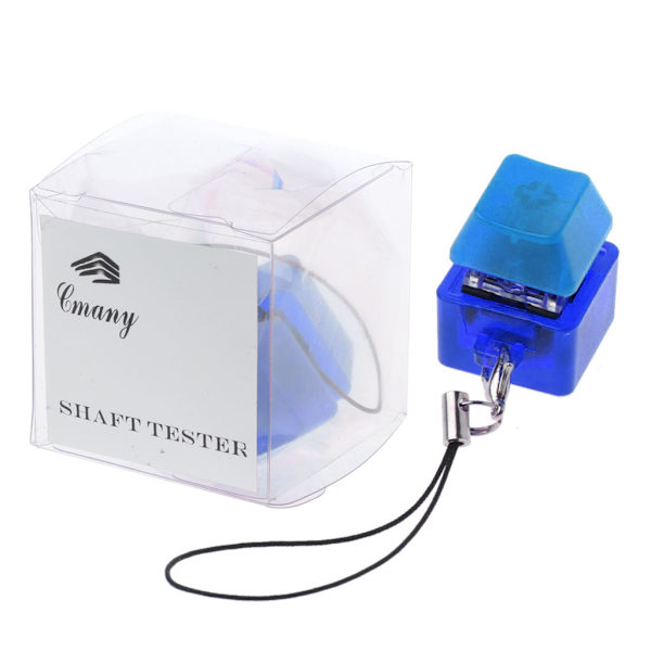Mekanisk Bryter Nøkkelring Lysende Bakgrunnsbelyst For Tastaturbrytere Tester Kit Med LED Lys Leker Stress Relief Gaver