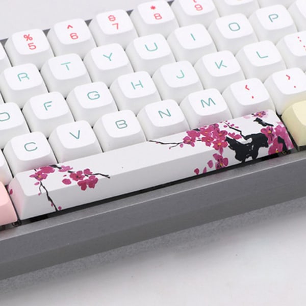 SpaceBar Keycap PBT Five Sides Dye-Subbed 6.25U Cherry Profile Space Bar Keycap för DIY mekaniskt tangentbord gk61 gk64 2