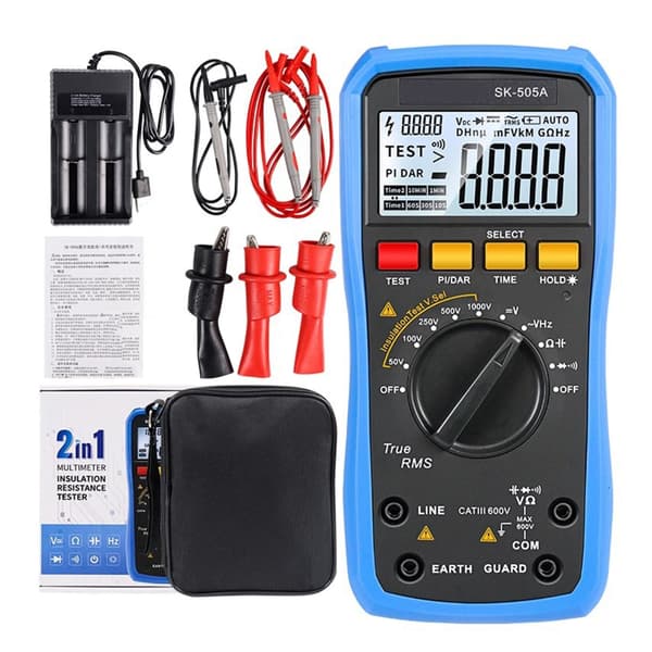 Multimeter Högspännings Megohmmeter & Voltmeter för Noggrann Kretsmätning