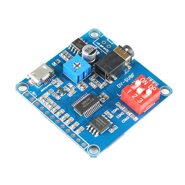 Musikspelare 5W MP3 Uppspelning Seriell Kontroll För Arduino Tillbehör DY-SV8F