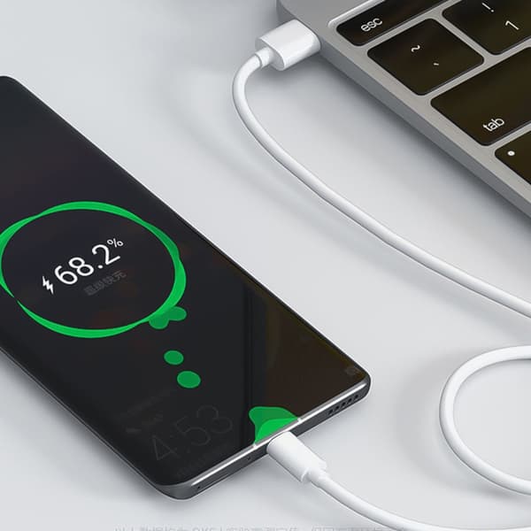 Snabbladdningskabel USB till Typ C Laddarkabel Dataöverföringslina 1m