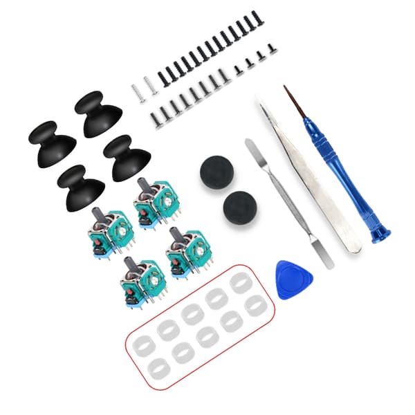 Analog Joystick & Thumb Stick GripCaps för P5 Joypad-kontroller Reparationskit