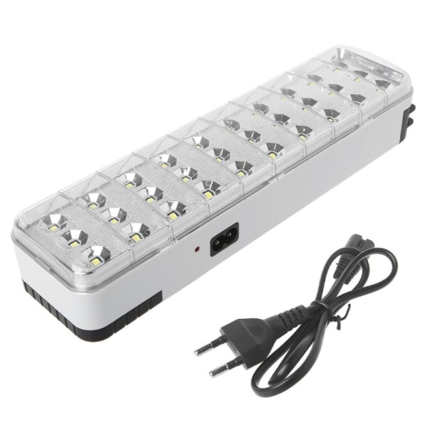 30LED multifunktions nödljus Uppladdningsbar LED-säkerhetslampa 2 Läge För Hom
