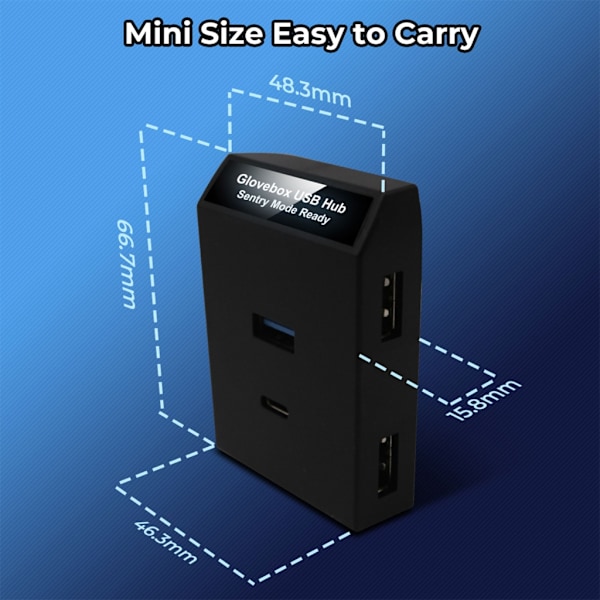 Handskfack Dataöverföringsadapter 4 I 1 Spelkonsol USB-splitter För Y