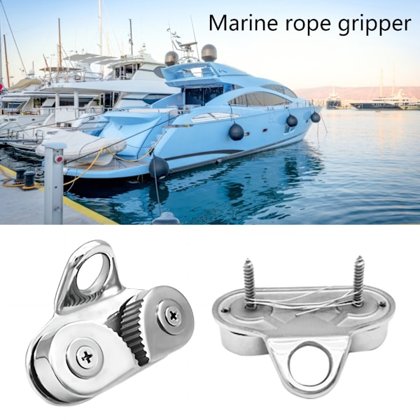 Marine Snabbinträde Båt Lager Nockar Klämma Rep Klämma Svart Segling Segelbåtar
