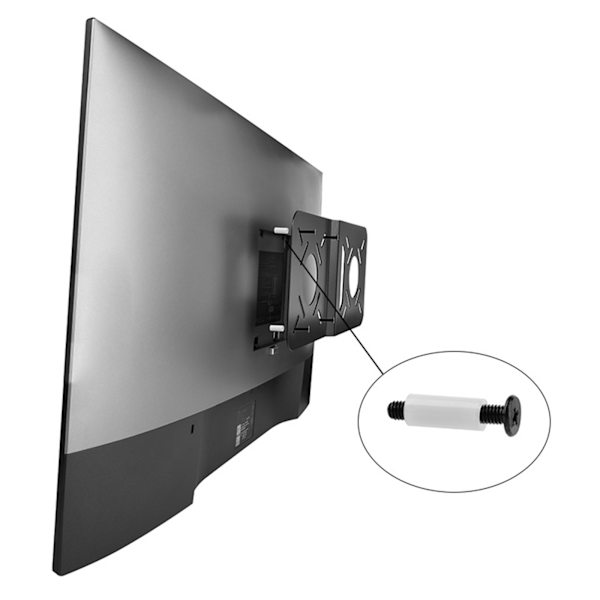 VESA Monteringsfäste för Mini PC Host Monitor Hängande fäste VESA Hållare Rack Monterad Baksida av C1037U i3 i5 Montering