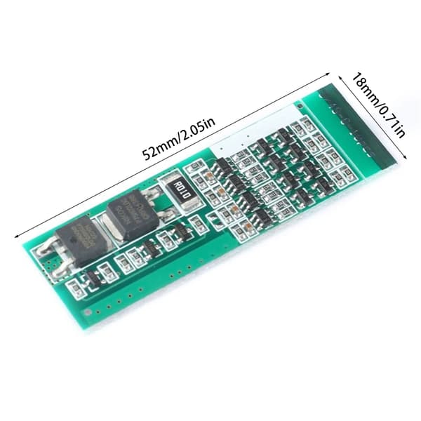 4S 8A Litiumbatteri Laddningsskyddskort För 4 Serie 14.8V Laddning