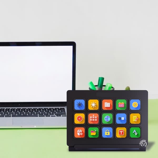 Ai Keyboards Stream Controller Streams Deck 15 Makroknapputløsere for PC
