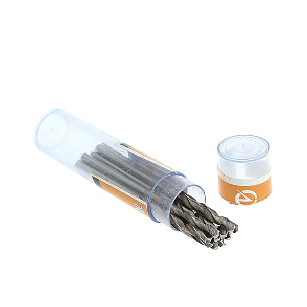 Multifunktionell 10 st. liten mikro HSS 0,8 mm rak skaft spiralborr